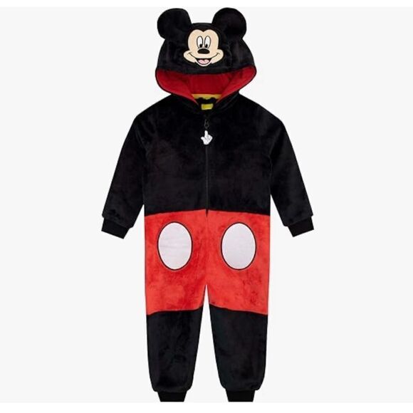 New Disney Mickey Mouse Jumpsuit for Boys, Black - Picture 1 of 10